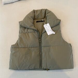 Green Puffer Vest